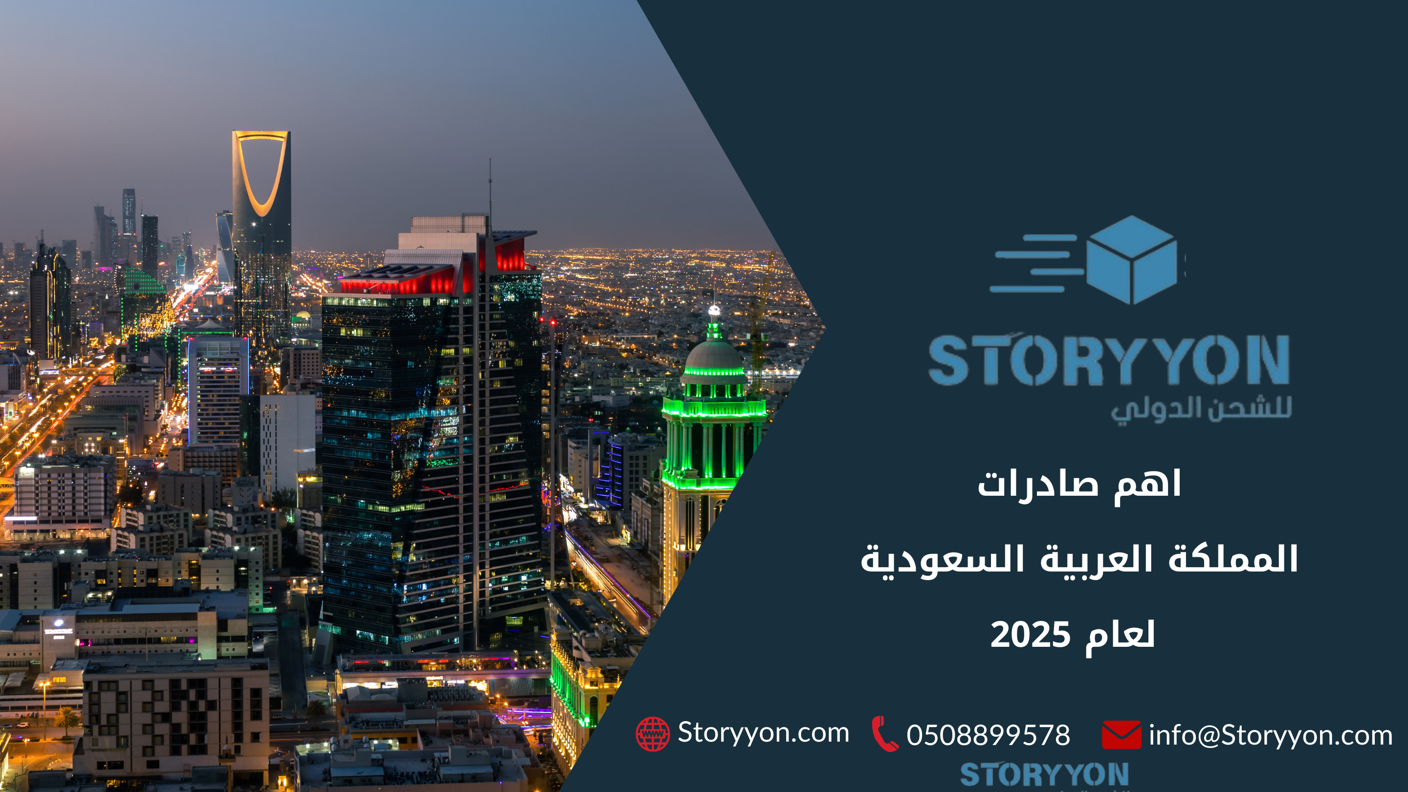 اهم صادرات المملكة لعام 2025